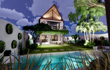 3-Bedroom Villa with Pool and Garden